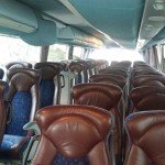 Środek autobusu Scania Irizar