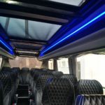 Oświetlone wnętrze autobusu Iveco Daily Erener